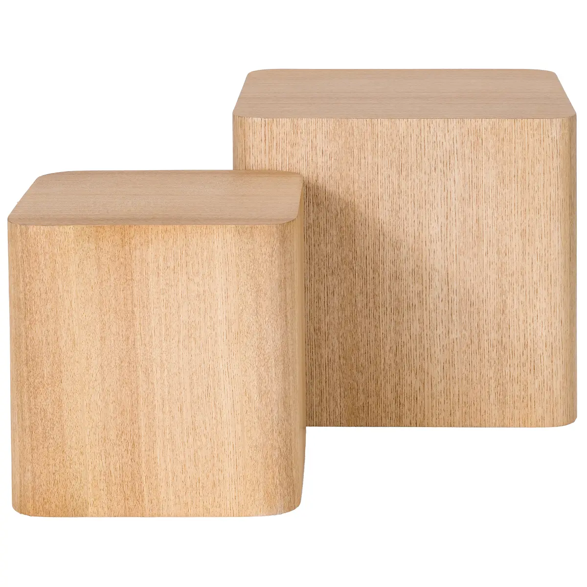Beistelltisch Square 2er-Set | Braun