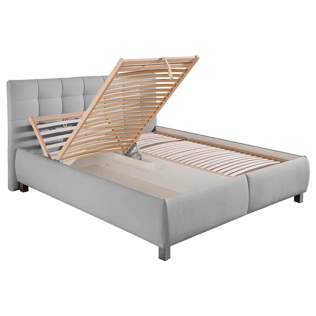 Loftscape Polsterbett Caronia mit Matratze 160 x 200cm Webstoff Ramse