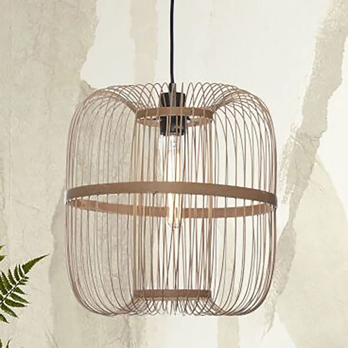 GOOD&MOJO Pendelleuchte Hokkaido | Beige