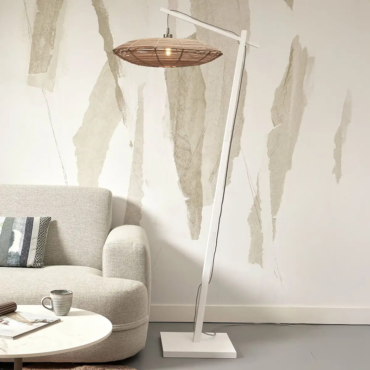 Stehleuchte Tanami Typ C | Beige