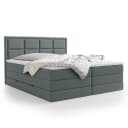 Fredriks Boxspringbett Maynes 180 x 200cm Webstoff Pria Blau | Blau