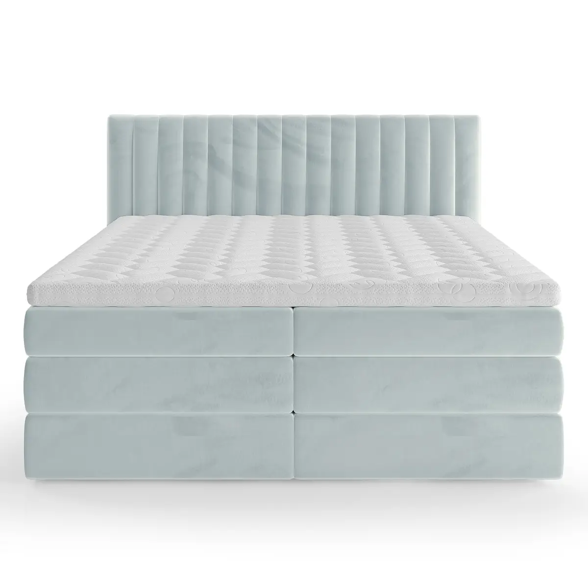 Boxspringbett Alcaro | Blau