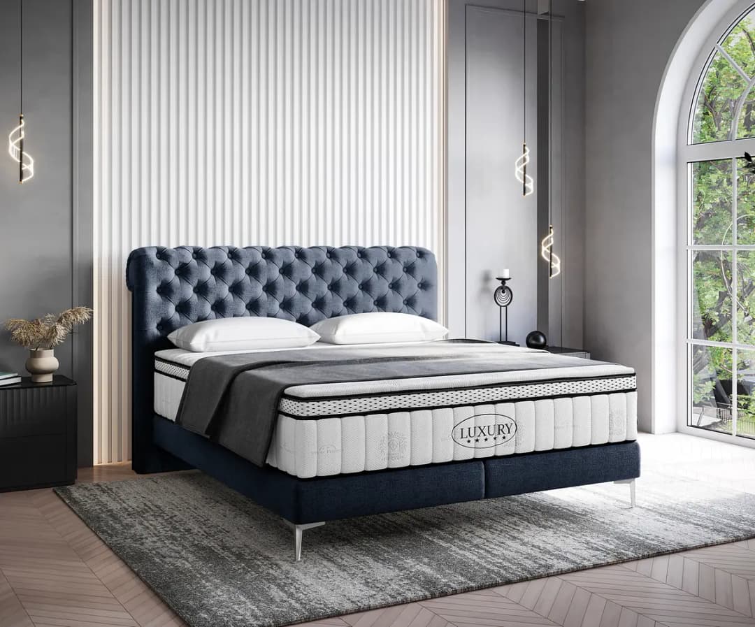Fredriks Boxspringbett Hawdon | Blau