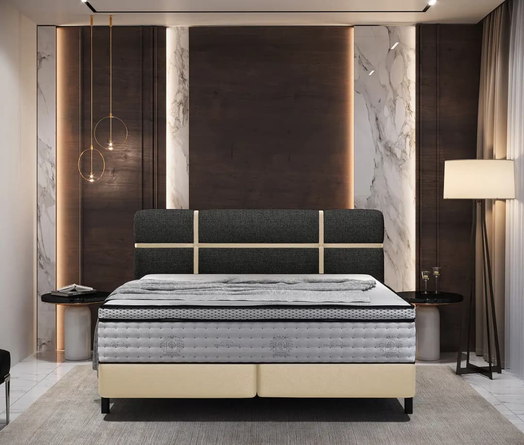 Fredriks Boxspringbett Eulawa | Mehrfarbig