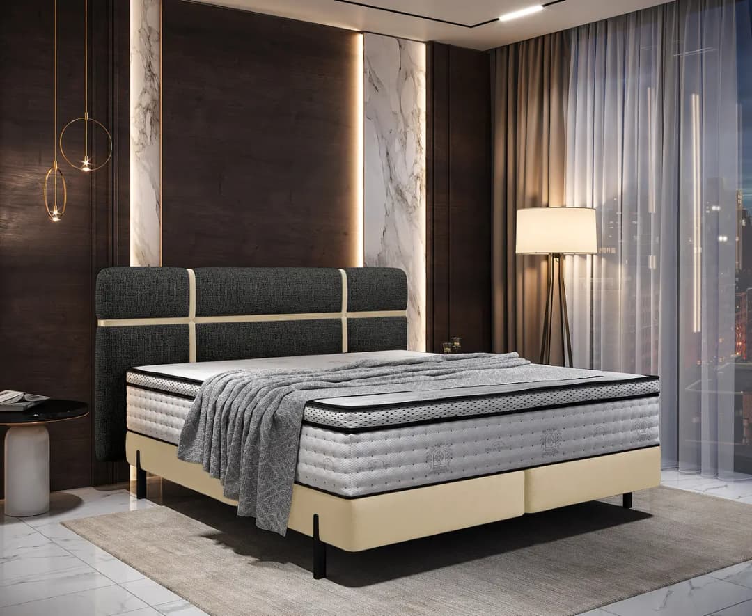 Fredriks Boxspringbett Eulawa | Mehrfarbig