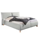 Polsterbett Vaddas mit Matratze 180 x 200cm Cordstoff Zuri Grau