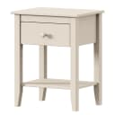 Massiver Nachttisch | Beige