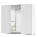 Schwebetürenschrank Covalo | Weiß