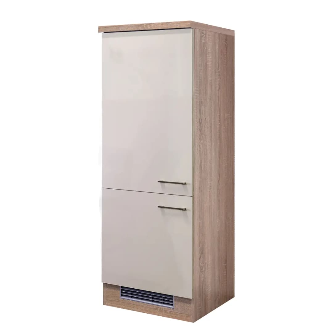 Kühlumbauschrank 162cm Beige/Kaschmir ohne Kühlschrank | Beige