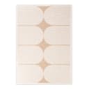 Outdoorteppich Duet Typ A Weiß/Beige/Beige/Weiß Polypropylen