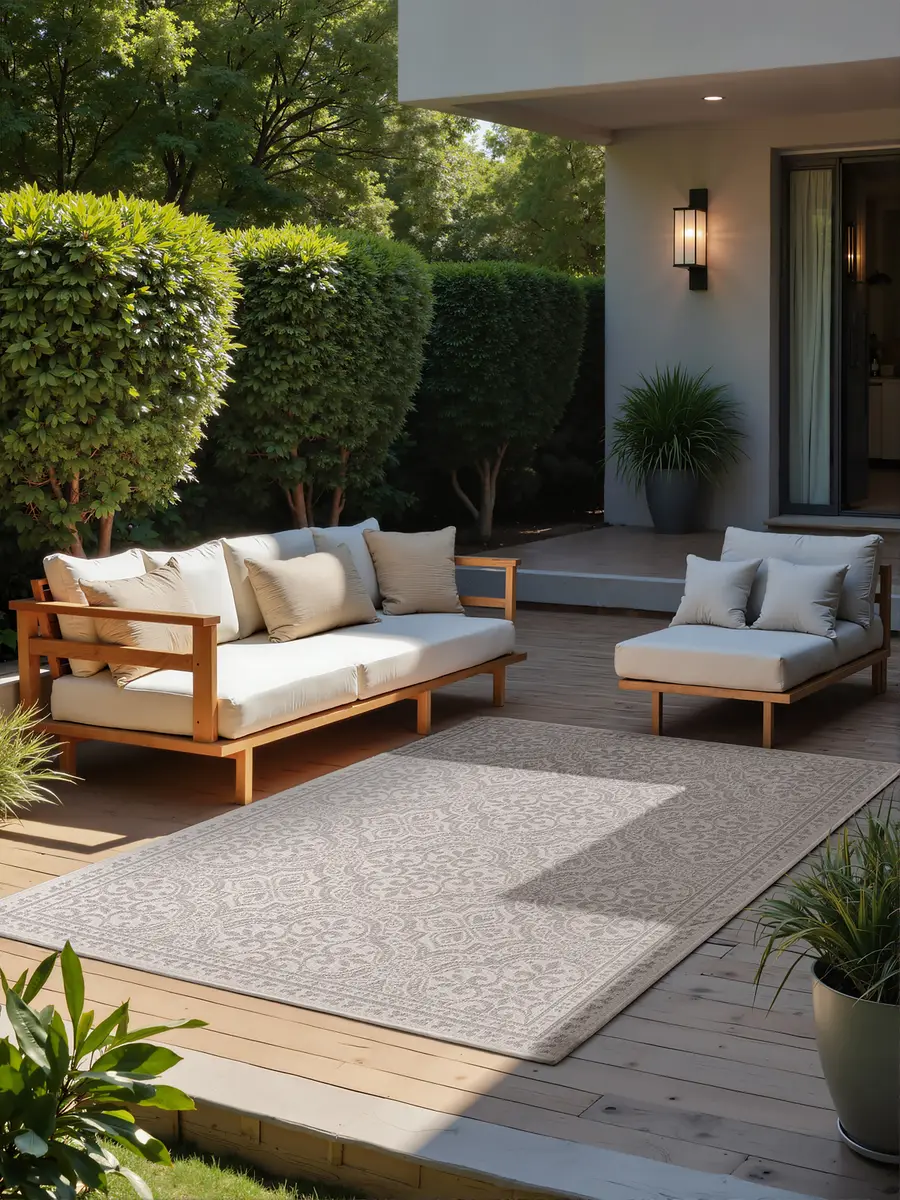 Outdoorteppich Duet Typ D | Mehrfarbig