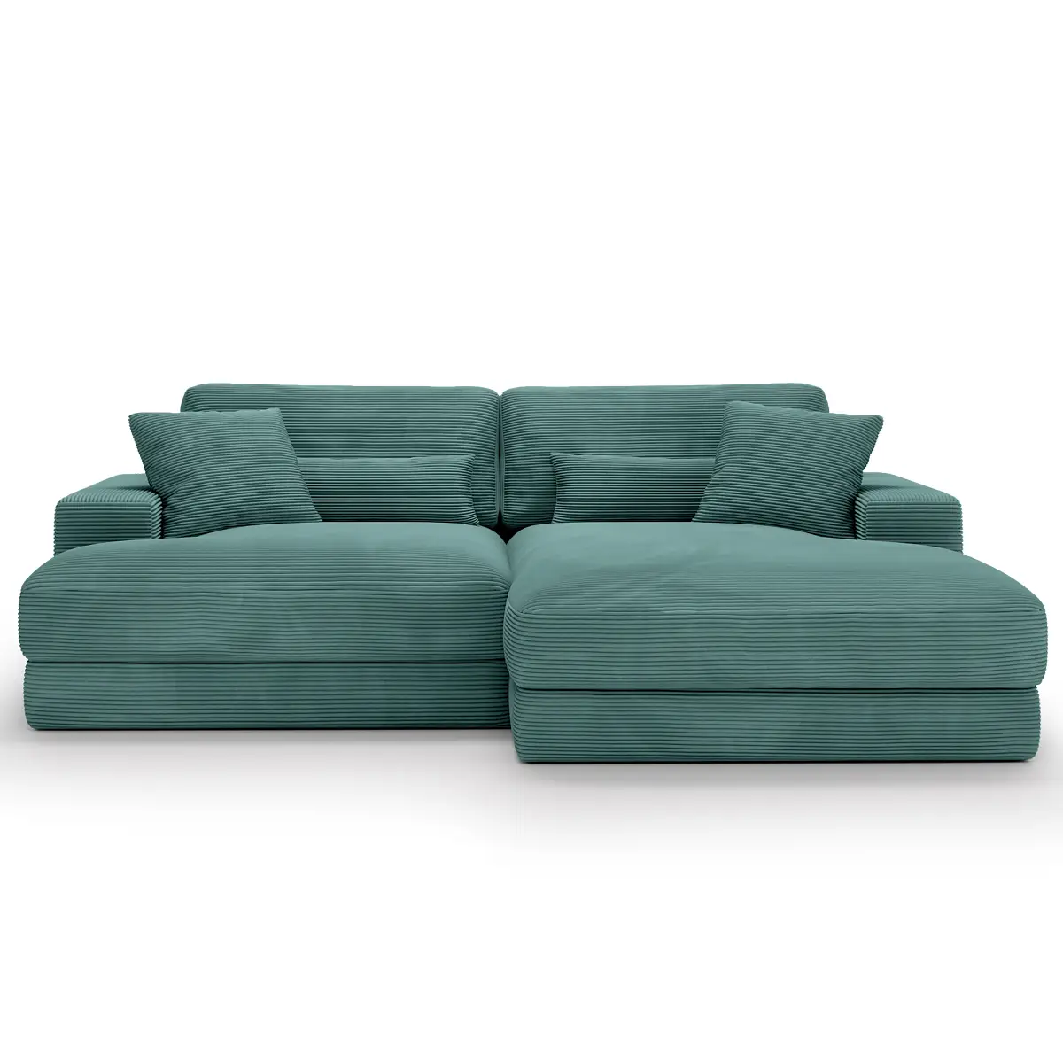 Fredriks Ecksofa Zuri mit Longchair | Blau