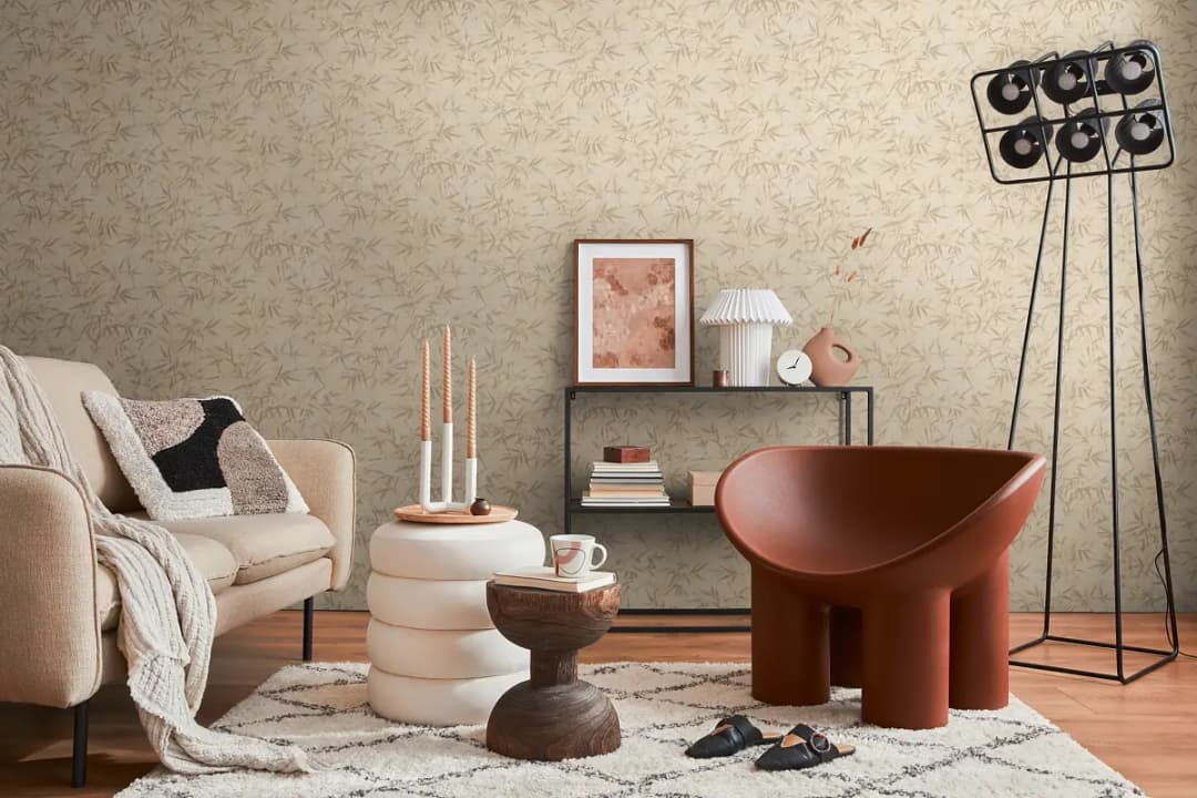 A.S. Création Vliestapete Hoa Natur Bambus | Beige