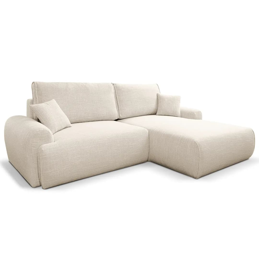 Ecksofa mit Schlaffunktion Krupa | Beige