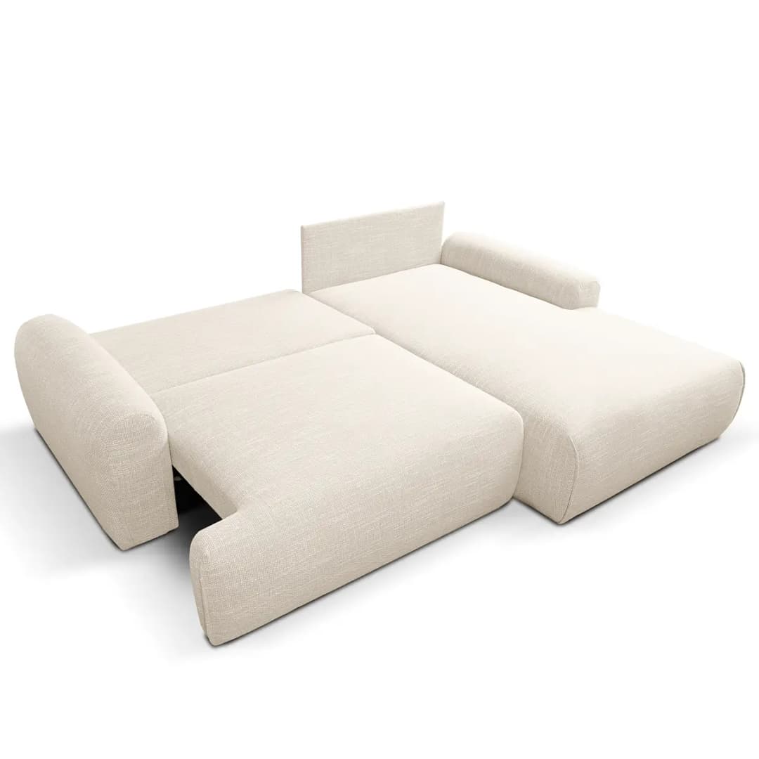Ecksofa mit Schlaffunktion Krupa | Beige