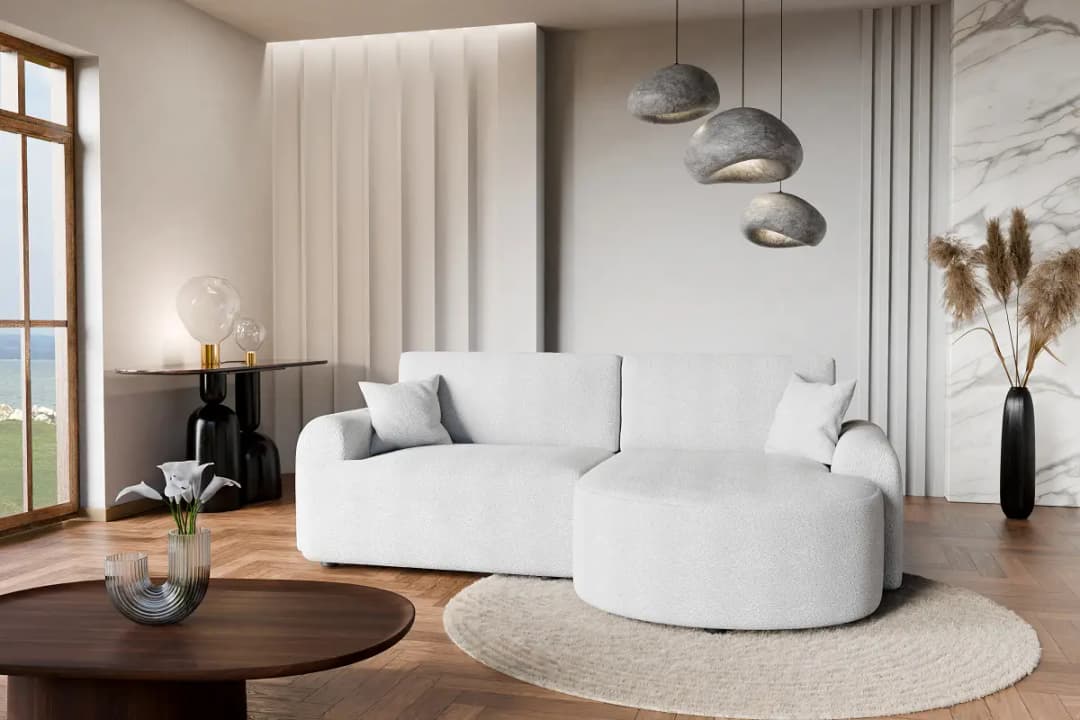 Mørteens Ecksofa Coline | Weiß