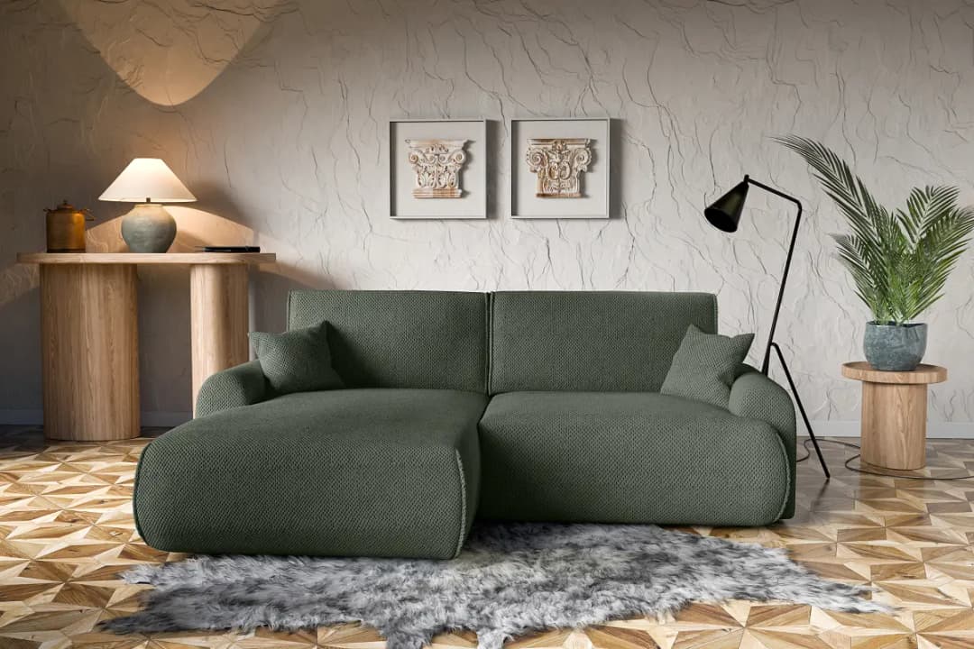 Mørteens Ecksofa mit Schlaffunktion Onka | Grün