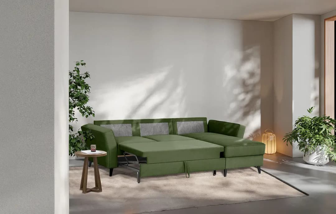 Ecksofa Maobo | Grün