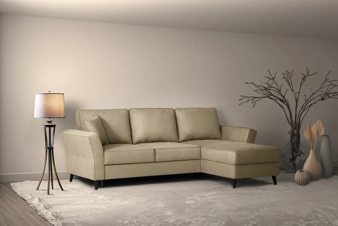 Fredriks Ecksofa Maobo | Beige