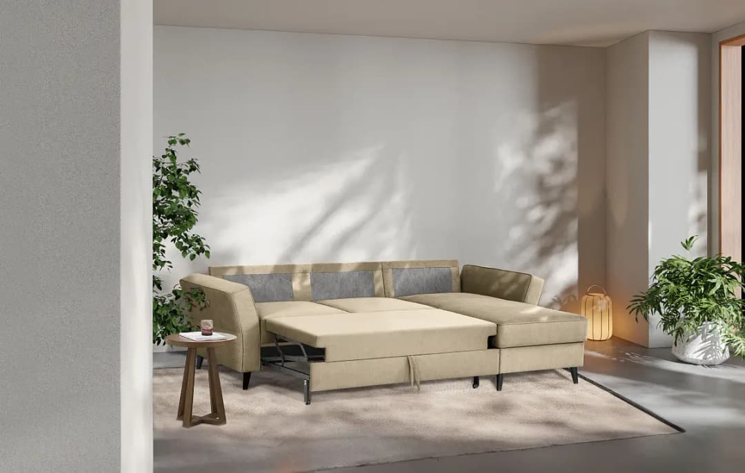 Fredriks Ecksofa Maobo | Beige