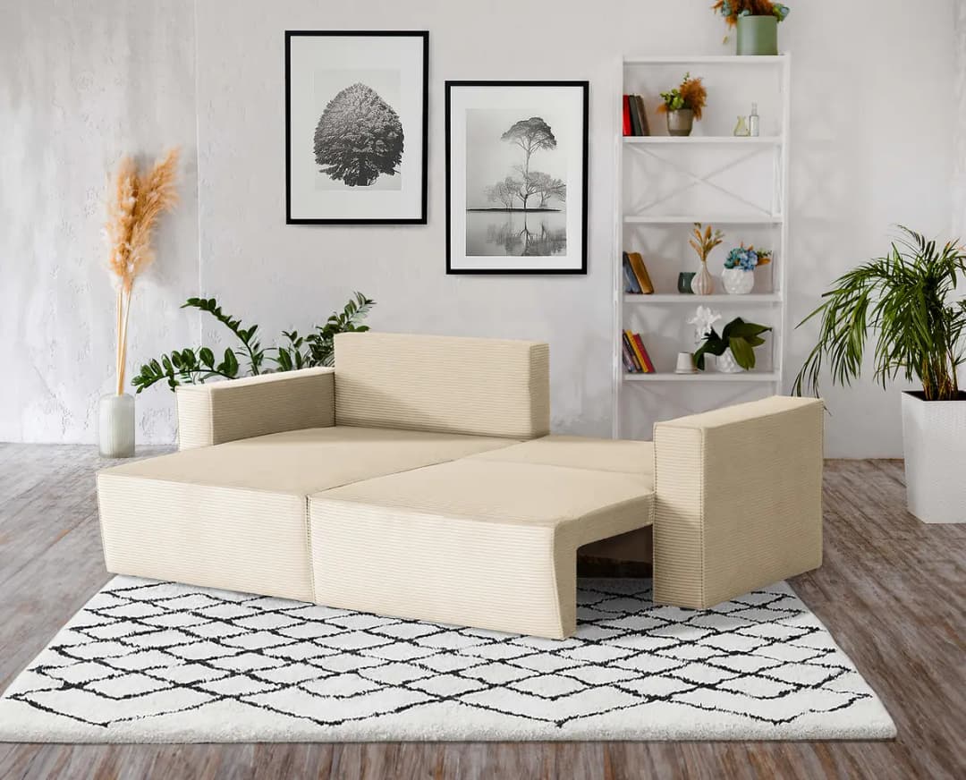 Ecksofa Rubla | Beige