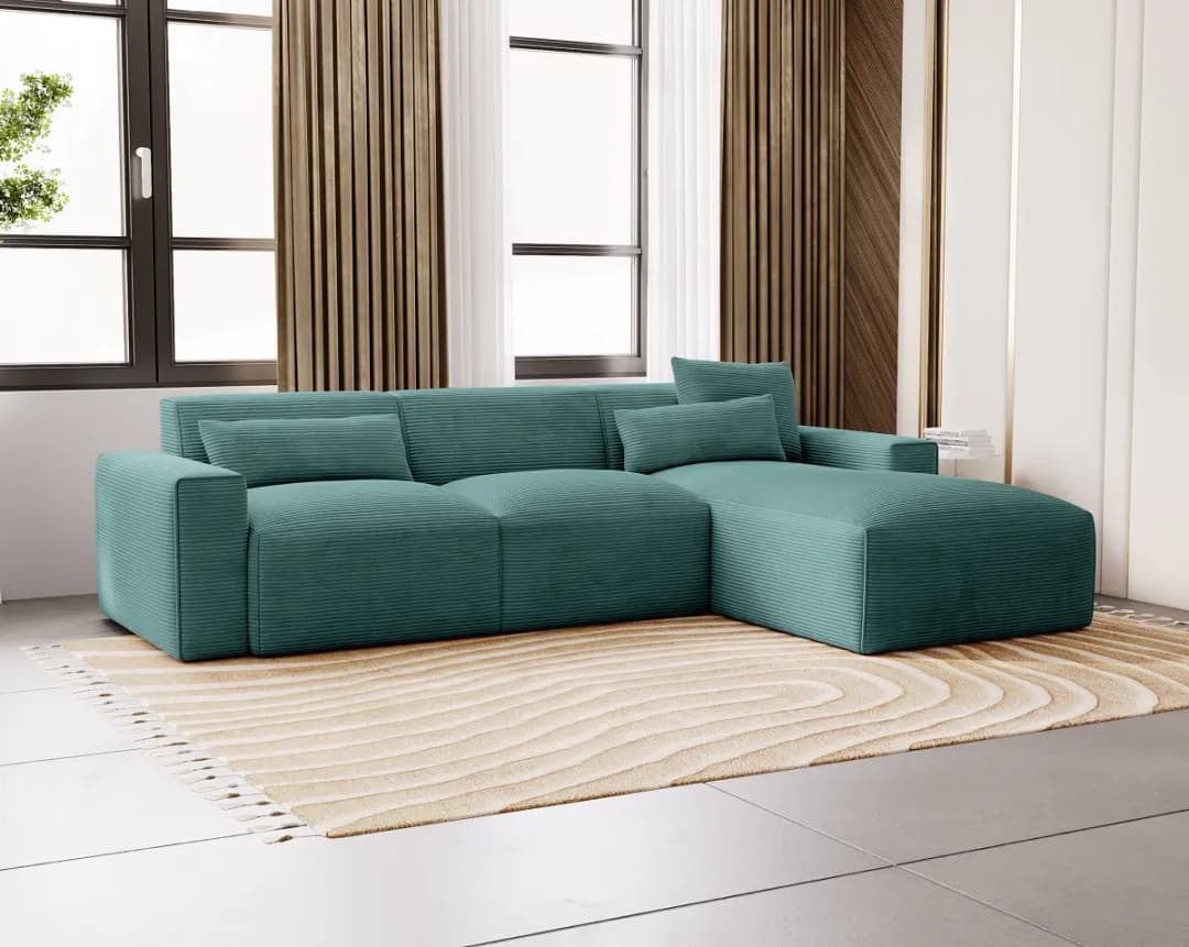 Studio Copenhagen Ecksofa Zuri | Blau