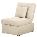 Schlafsessel Beige Chenille Vilte | Beige