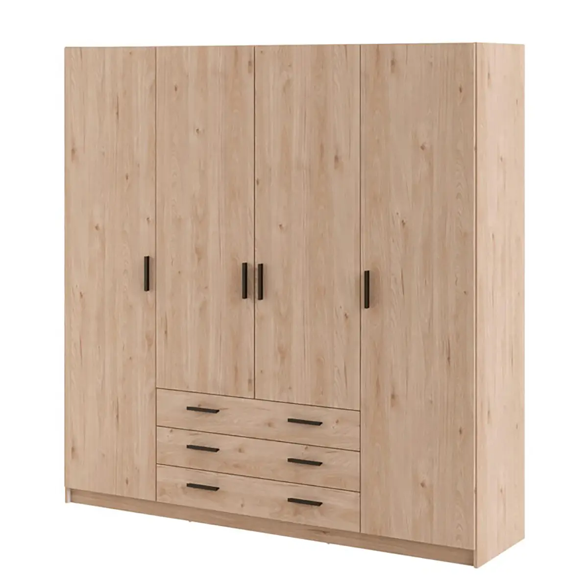 loftscape Drehtürenschrank Okacheve | Holztöne