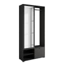 loftscape Kompaktgarderobe Bredlow | Schwarz