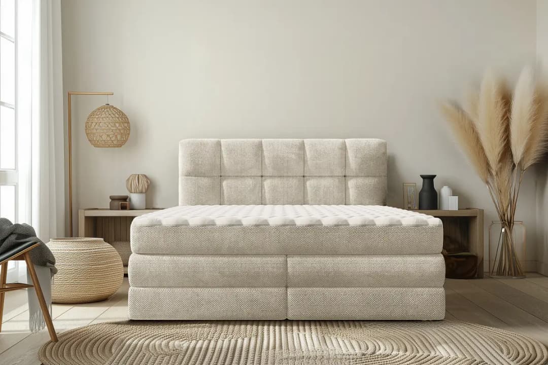 Boxspringbett Leanne | Beige