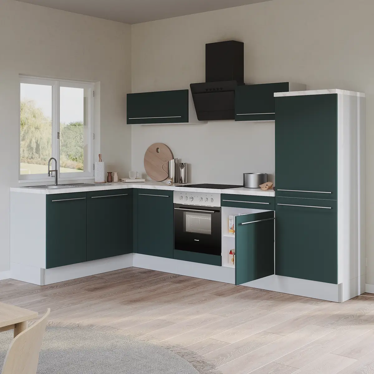 Optifit Venezia Eckküche | Grün