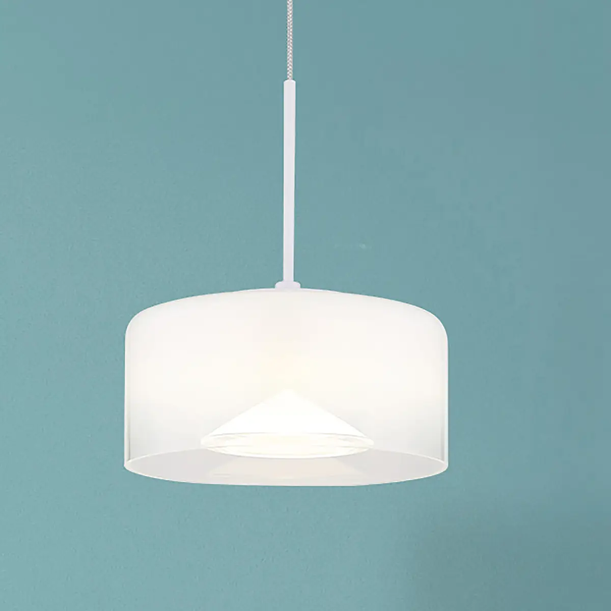 LED-Pendelleuchte Belinda | Weiß