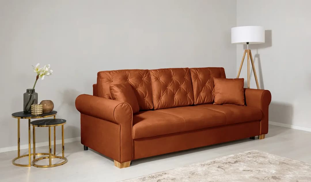 Fredriks Schlafsofa Nanre | Terrakotta