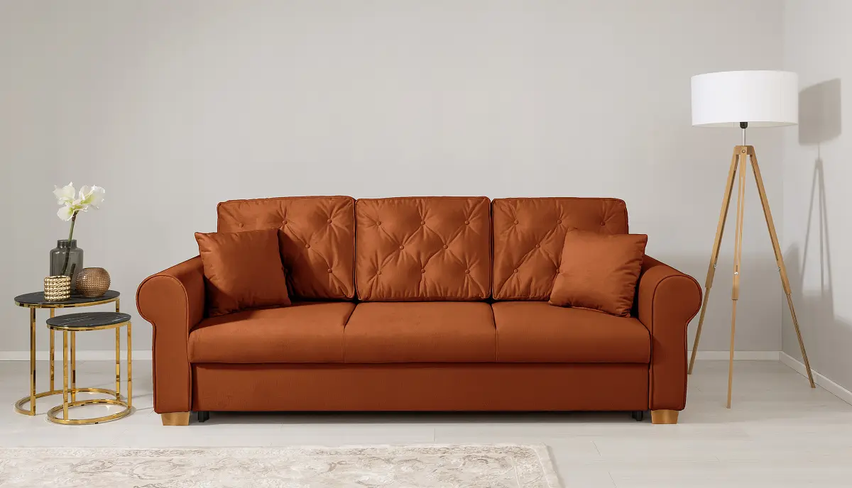 Fredriks Schlafsofa Nanre | Terrakotta