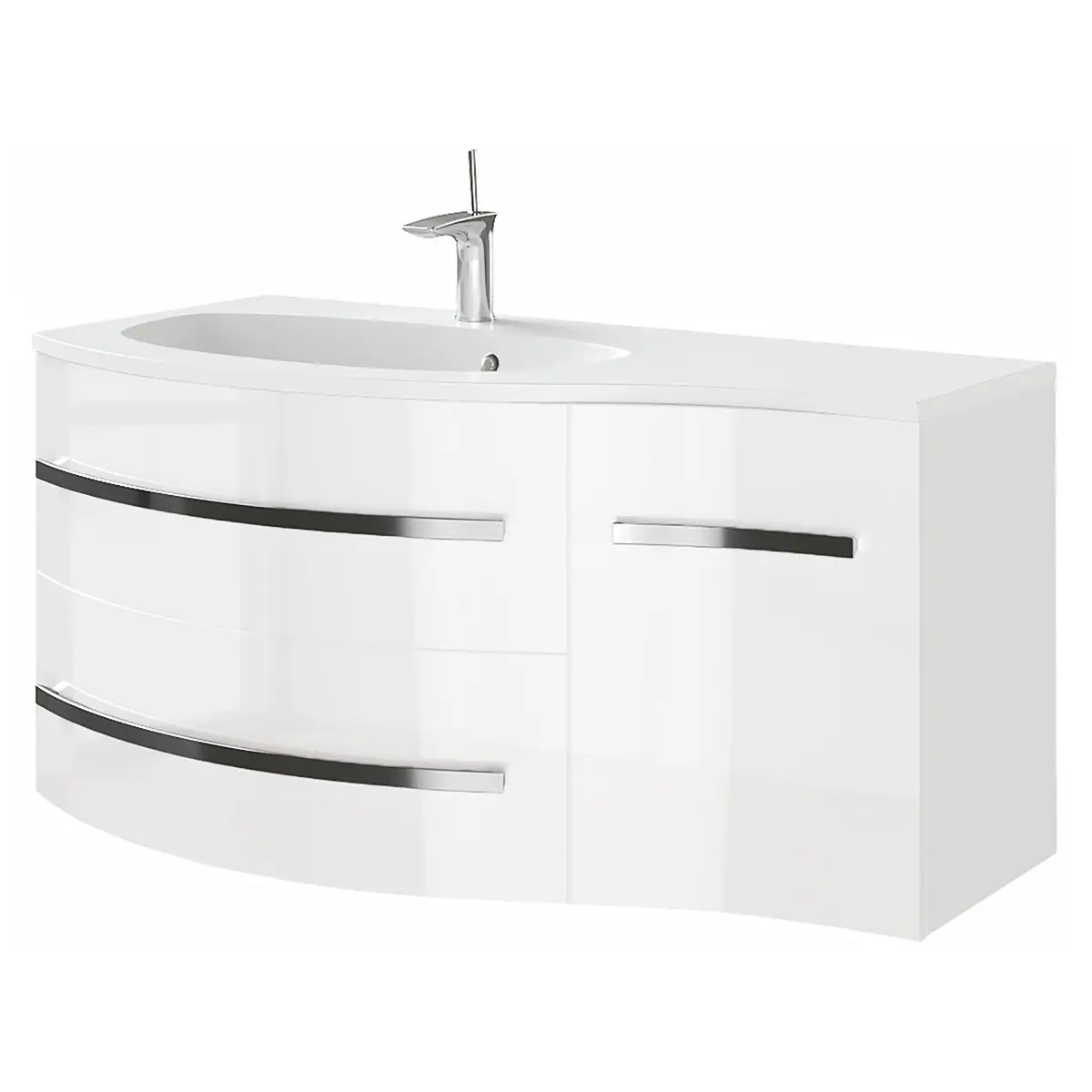 Waschtisch Stunkard 110 cm | Weiß