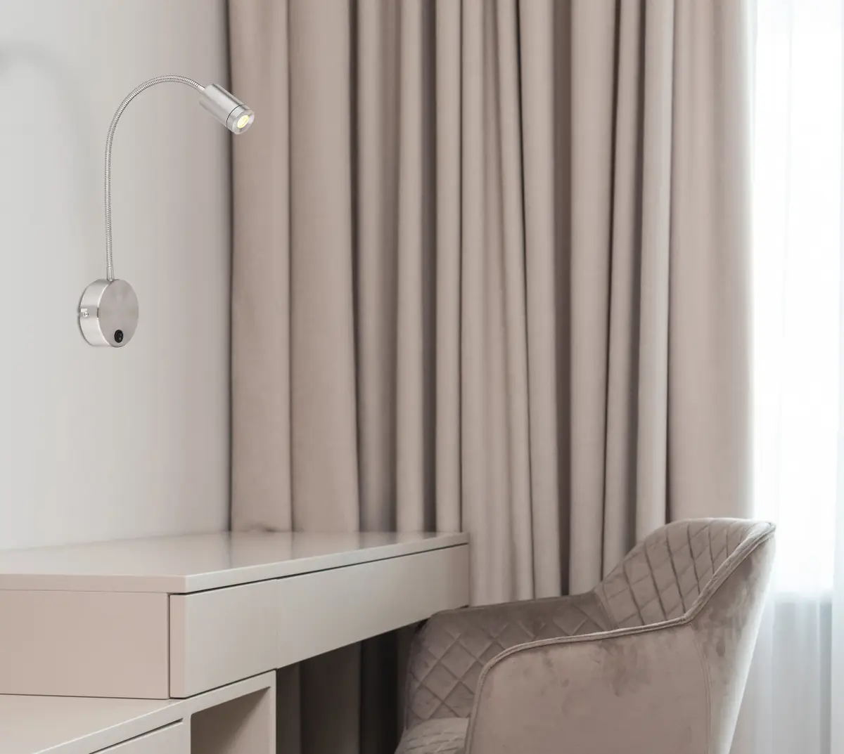 Globo Lighting LED-Wandleuchte Milly | Silber