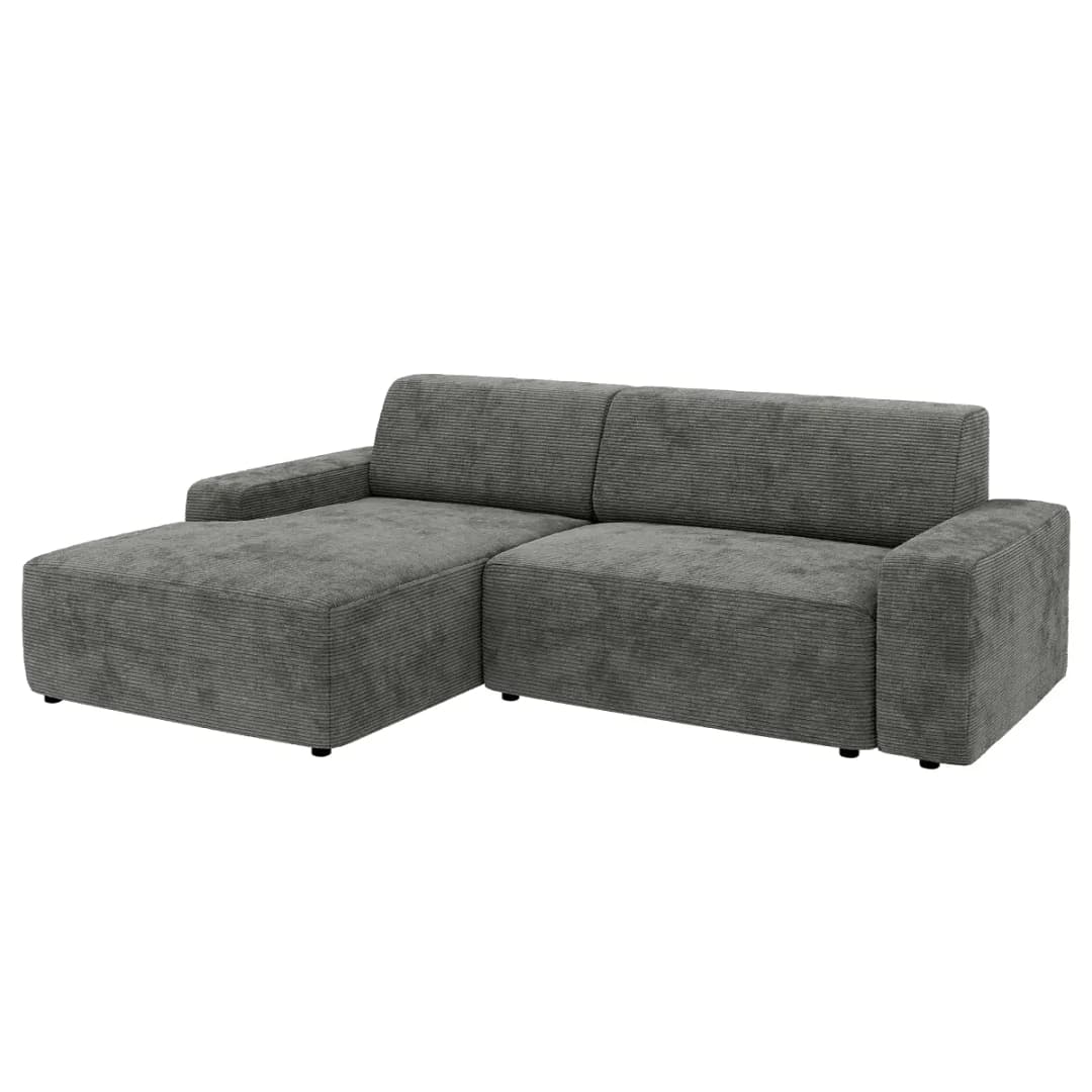 Ecksofa Hilja | Grau