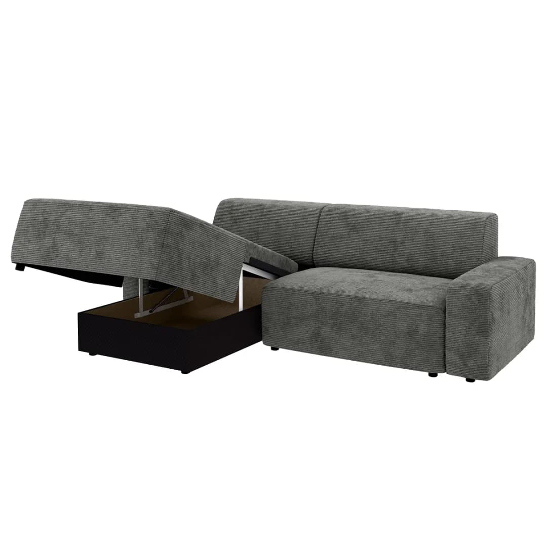 Ecksofa Hilja | Grau