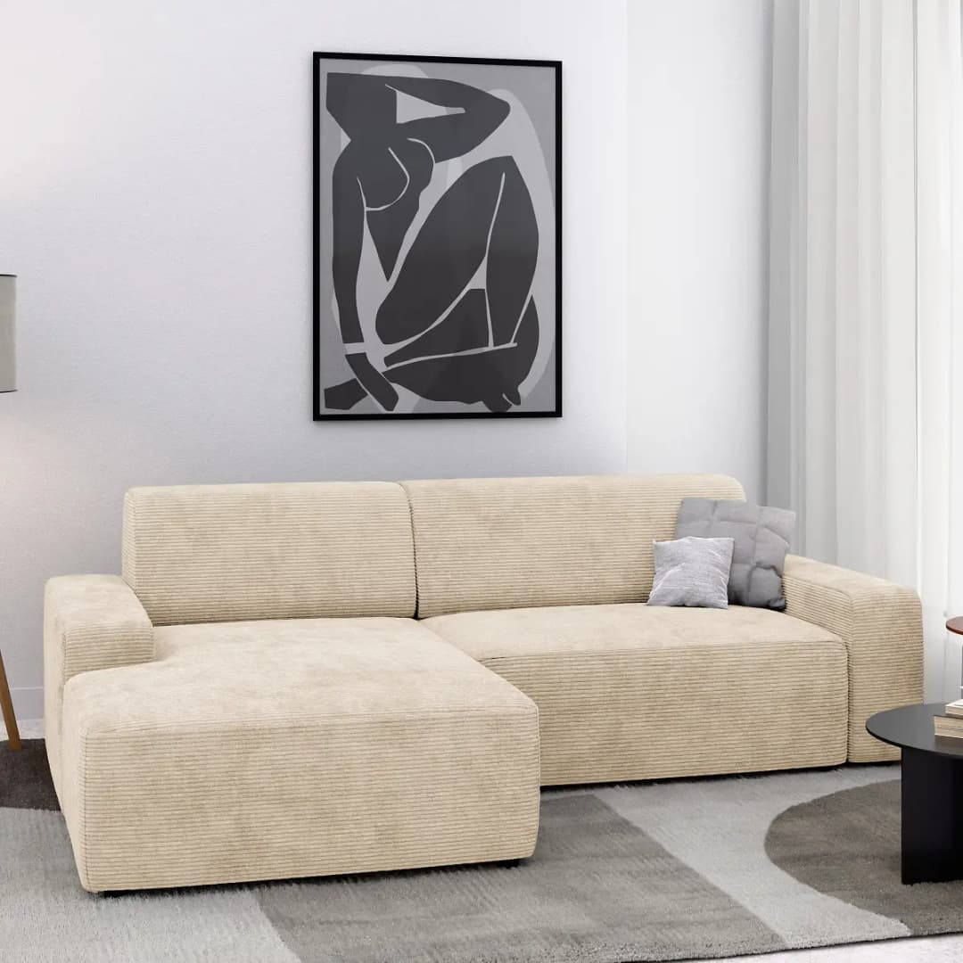 Ecksofa Hilja | Beige
