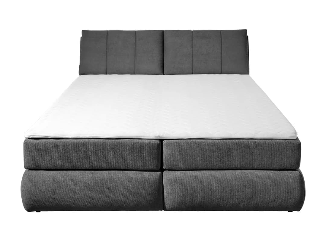 Red Living Boxspringbett Barrietas | Schwarz