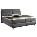 Boxspringbett Santotís 180 x 200cm Microfaser Enza Grau | Grau