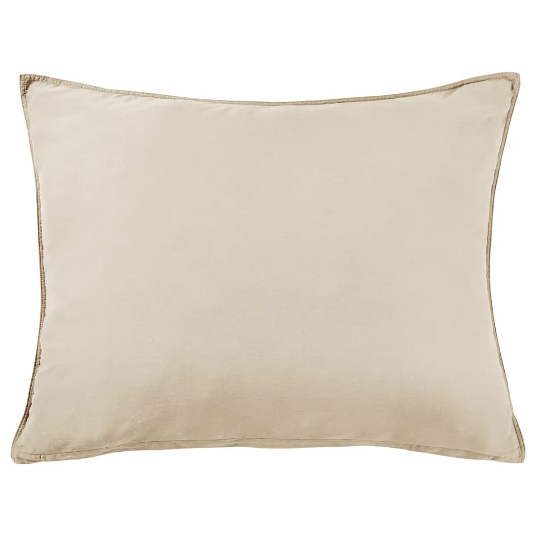 Mako-Satin Kissenbezug NIGHTLIFE DELUXE 80 x 60cm Beige | Beige