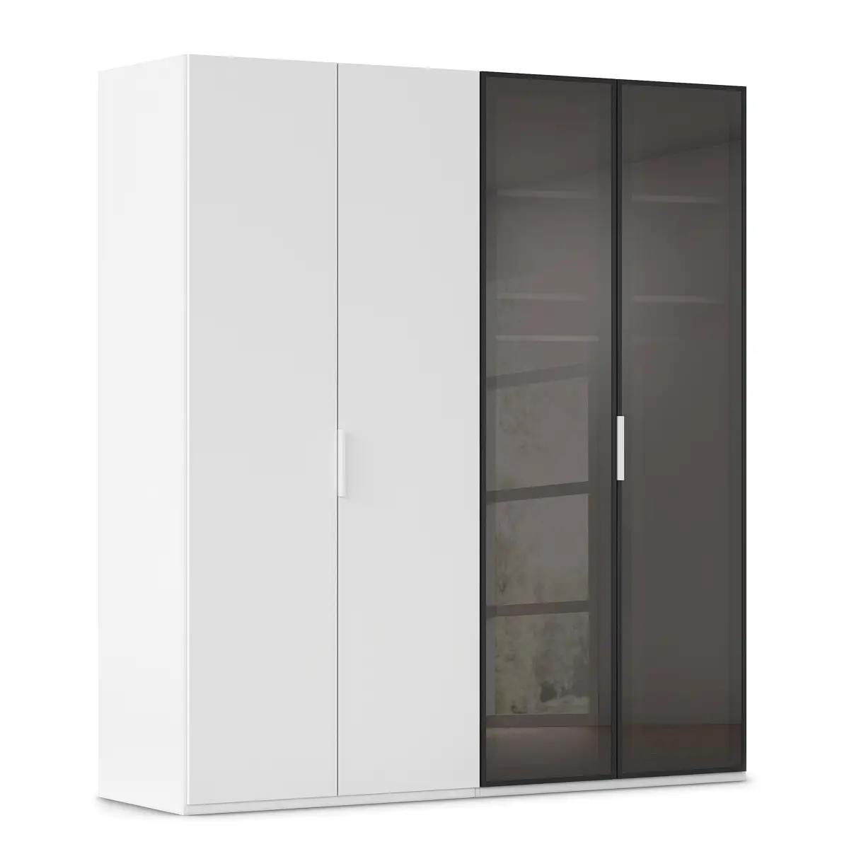 Drehtürenschrank Ricco | Weiß