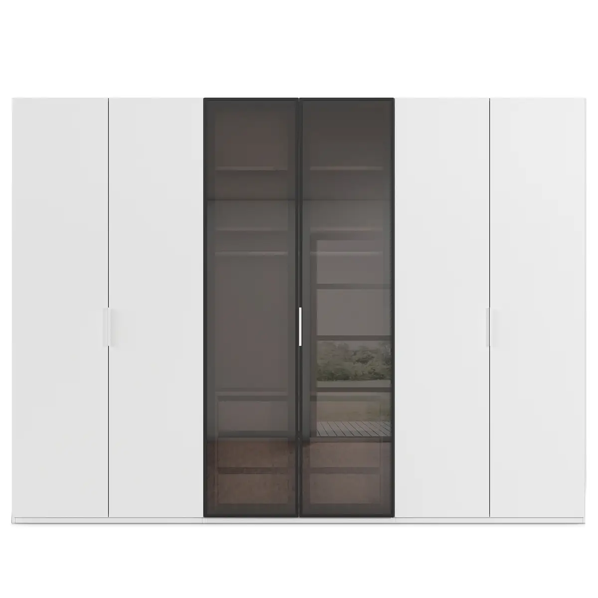 Studio Copenhagen Drehtürenschrank Ricco | Weiß