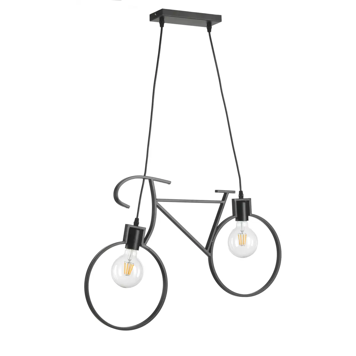 Kinderzimmerleuchte Bike | Schwarz