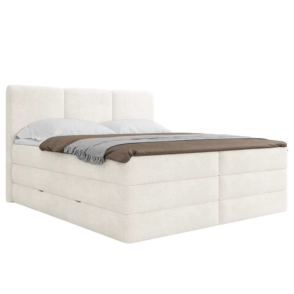 loftscape Boxspringbett Kulesh | Weiß