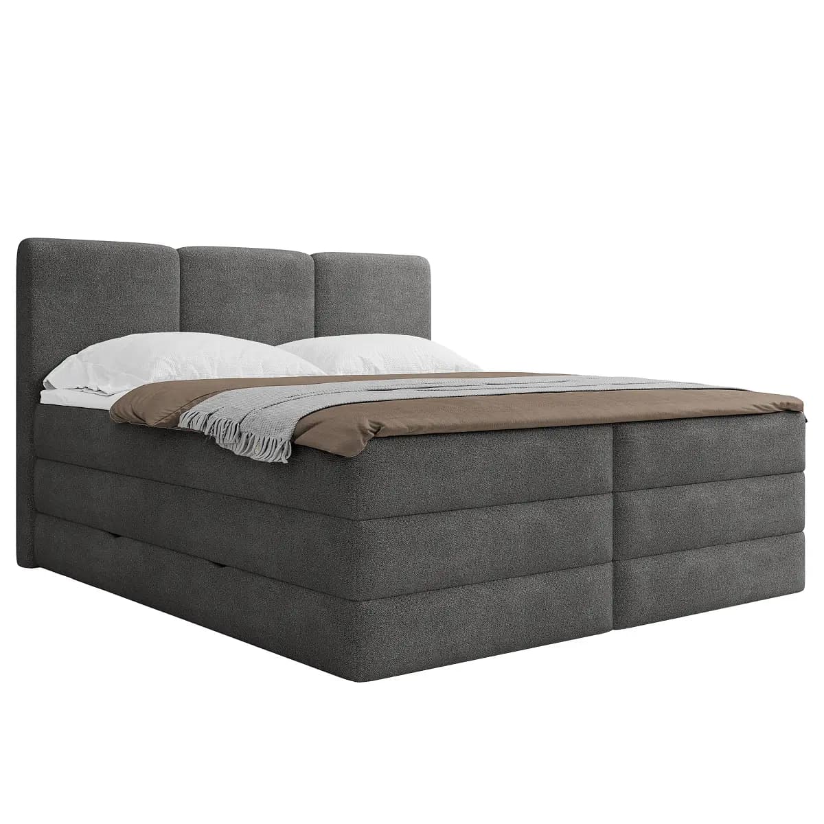 Loftscape Boxspringbett Kulesh | Grau