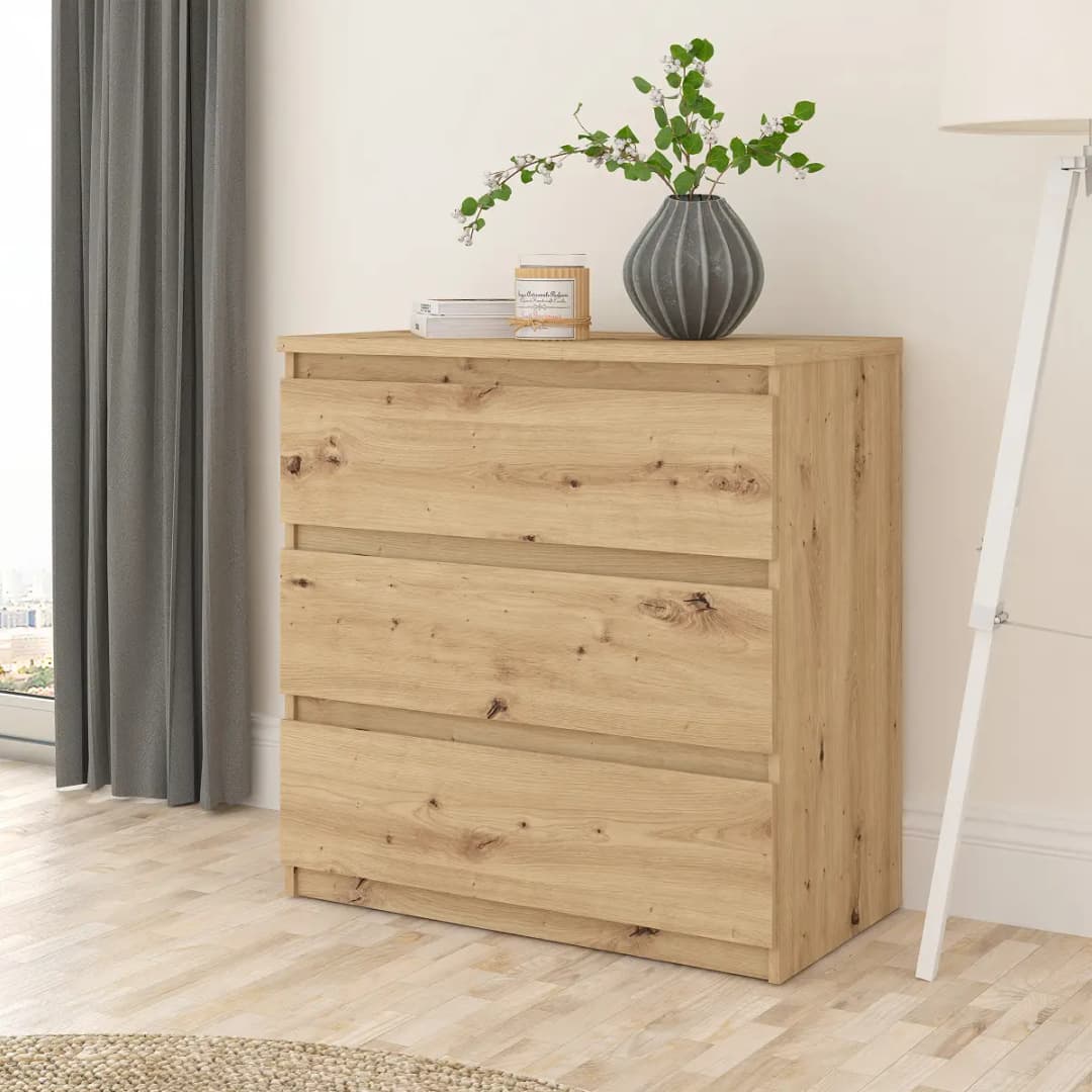 Kommode Optima 80cm Braun | Braun