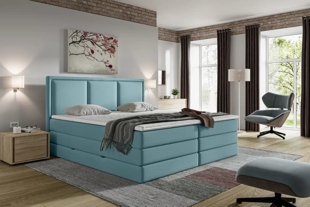 Fredriks Boxspringbett Coolyu | Blau