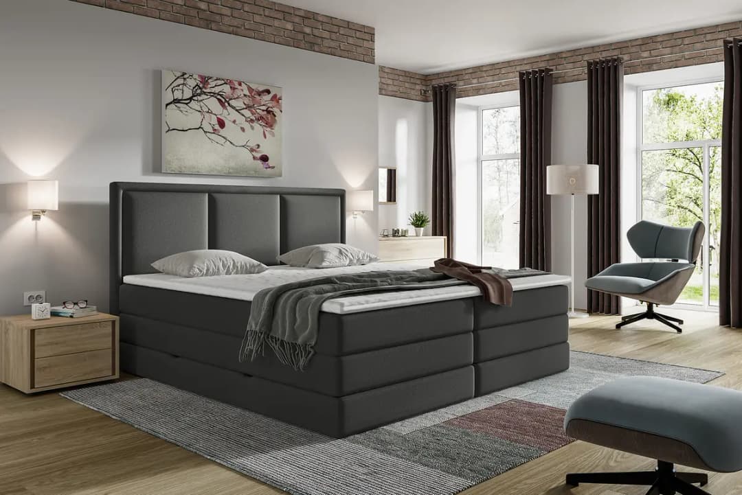 Fredriks Boxspringbett Coolyu | Grau